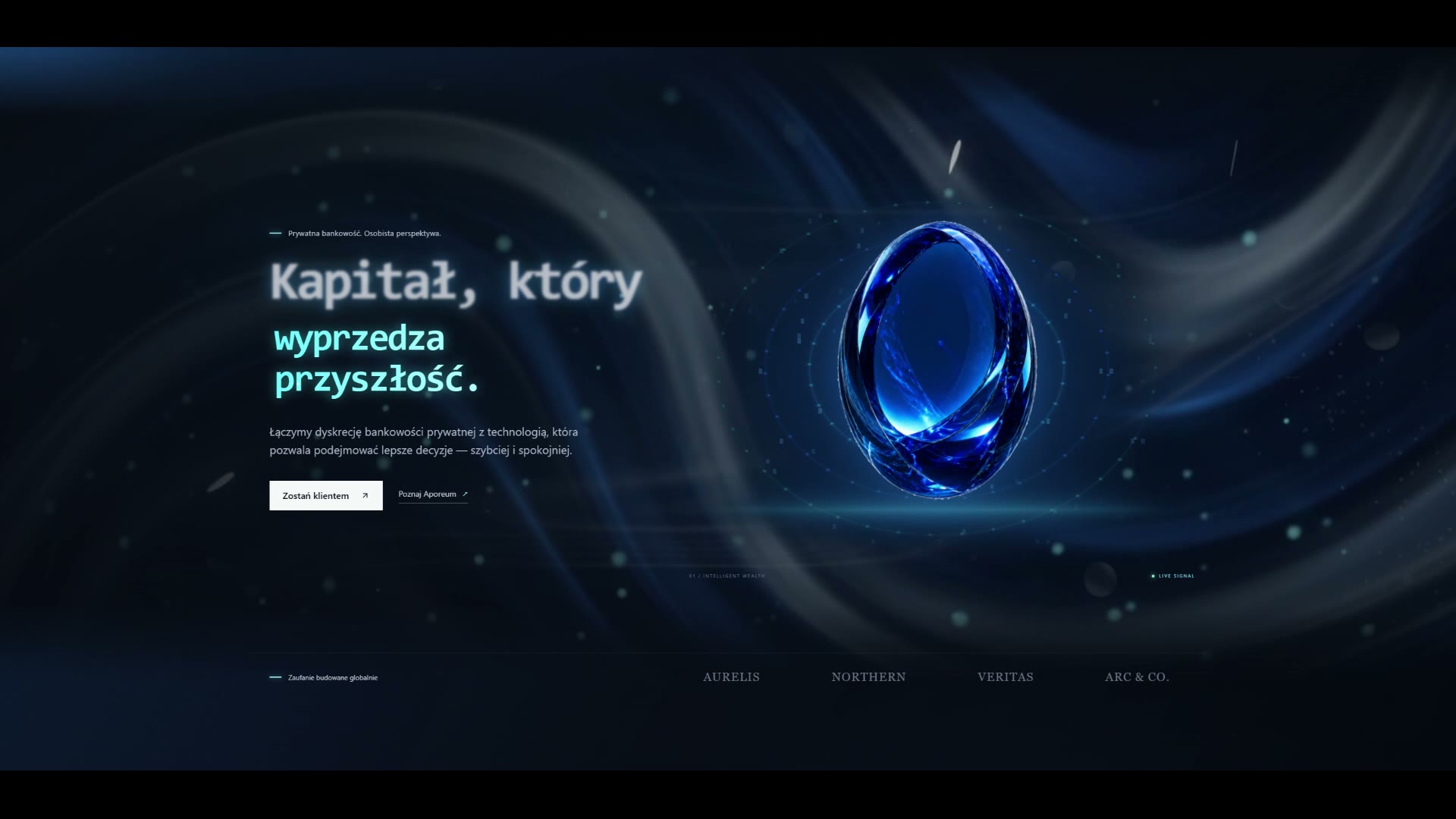 Podgląd strony Aporeum Private Bank