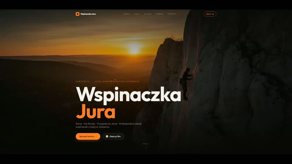Podgląd strony Jura Ascends