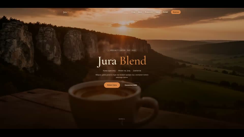 Podgląd strony Jura Blend Experience
